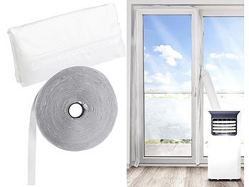 Klimaanlage Schlauch Tür: Sichler XXL-Universal-Fenster- & Türabdichtung für mobile Klimaanlagen, Klett