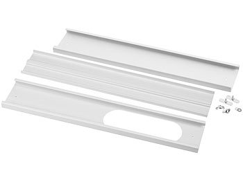 Klimaanlage Fensterbrett: Sichler 3-teilige Rollladen-Fensterblende für Fenster bis 155 cm Breite