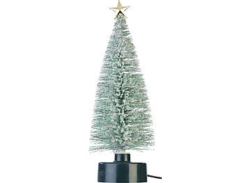 Tannenbaum für Weihnacht als Dekoration / Weihnachtsdeko, beleuchtet Xmas Mini bunt