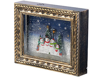 Weihnachten Christmas Gift Frame Picture LED beleuchtet LED Oma Opa