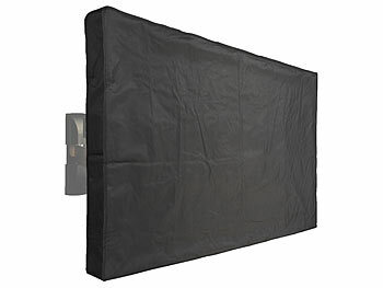 infactory Outdoor-TV-Abdeckung, für Geräte mit 55" - 58", wetterfest, schwarz