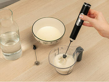 Eiweisspulver Milchpolver Crêpe Teig Kaffee-Rührer batteriebetrieben USB