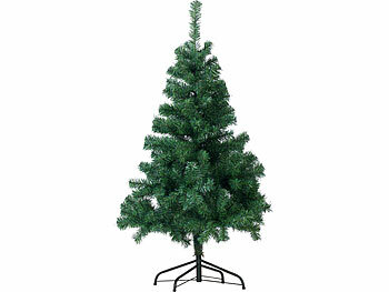 infactory Künstlicher Weihnachtsbaum, 120 cm, 250 Spitzen, mit Ständer