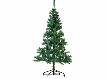 infactory Künstlicher Weihnachtsbaum, 180 cm, 364 Zweige, mit Metallständer