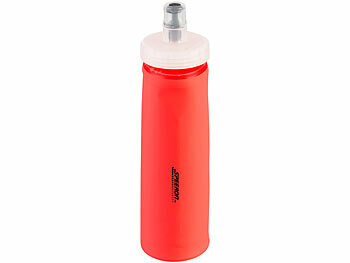 Speeron Faltbare Trinkflasche mit geradem Boden, BPA-frei, 300 ml, orange