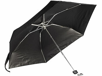 Ombrello Compatto Automatico Antivento - Piccolo E Pieghevole Con Protezione UV50, Rivestimento Teflon Effetto Loto, 8 Coste, Impugnatura Antiscivolo - Blu