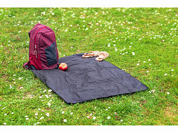 PEARL 5er-Set Mini-Picknickdecke 70 x 110 cm, kleines Packmaß, 55 g