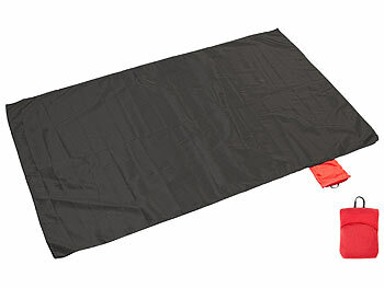 PEARL Ultraleichte Mini-Picknickdecke 70 x 110 cm, kleines Packmaß, 55 g