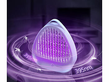 PEARL 4er-Set USB-UV-Insektenvernichter für den Innenbereich, bis 40 m²