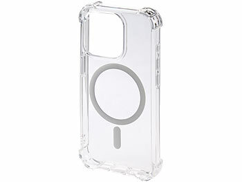 Xcase Transparente MagSafe-Hybrid-Hülle für iPhone 15 Pro, aus Polycarbonat
