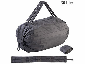 Falttasche: PEARL Leichte Falt-Reisetasche aus Polyester, 30 Liter, mit 68-cm-Tragegurt
