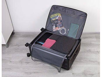 Xcase 3er-Set faltbare Hartschalen-Koffer, 20"/51 cm, 24"/61 cm, 26"/66 cm
