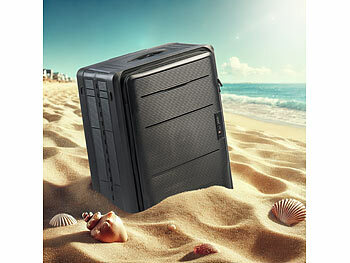 Xcase Faltbarer 4-Rollen-Hartschalen-Koffer, TSA-Schloss, 26" / 66 cm, 90 l