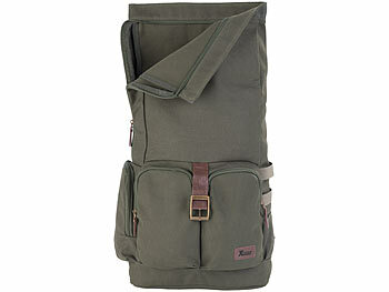 Xcase Rolltop-Business-Rucksack-großem Eck-Reißverschluss, Versandrückläufer