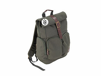 Xcase Rolltop-Business-Rucksack-großem Eck-Reißverschluss, Versandrückläufer