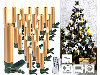 LED-Weihnachtsbaum-Kerze