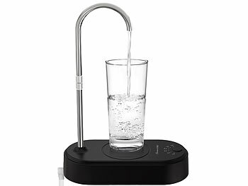 Wasserpumpe: Rosenstein & Söhne Akku-Trinkwasser-Pumpe mit justierbarem Auslass, für Standard-Kanister