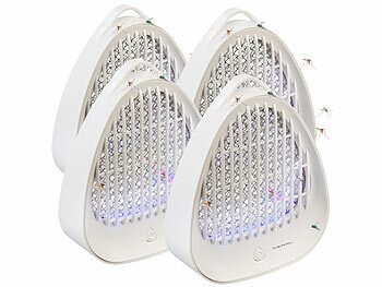 Moskito-Falle: PEARL 4er-Set USB-UV-Insektenvernichter für den Innenbereich, bis 40 m²