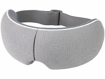 newgen medicals Faltbares Augenmassagegerät, Kompression, 4 Modi, Wärme, Musik, BT