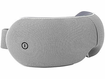 newgen medicals Faltbares Augenmassagegerät, Kompression, 4 Modi, Wärme, Musik, BT