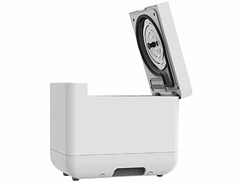 Rosenstein & Söhne Elektrischer Kompostierer mit LCD-Display, 1,5 Liter, 350 W, Autoclean