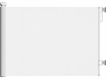 Hundeschutzgitter: Carlo Milano Ausziehbares Treppenschutzgitter, 13 - 140 cm, 85 cm hoch, weiß 