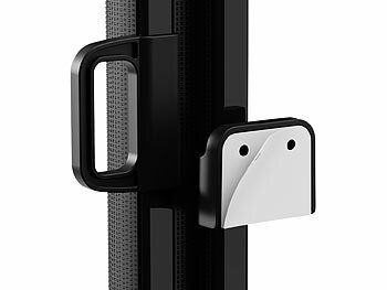 Carlo Milano Ausziehbares Treppenschutzgitter, 13 - 300 cm, 85 cm hoch, schwarz