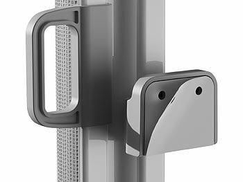Carlo Milano Ausziehbares Treppenschutzgitter, 13 - 300 cm, 85 cm hoch, grau