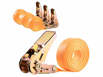 AGT 16er-Set 6-m-Spanngurte, Ratschen, 800 kg, DIN EN 12195-2-zertifiziert