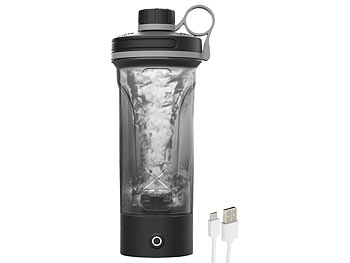 PEARL sports 2er-Set Akku-Protein- und Milchshaker, 600 ml, spülmaschinenfest