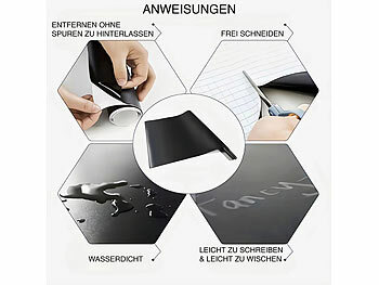 Etikett schwarz Wandsticker Film Möbelfolie Aufkleber Sticker Rolle cm Größe
