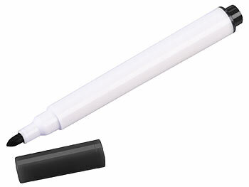 infactory Selbstklebende Whiteboard-Folie mit Marker und Wischer, 45 x 200 cm 