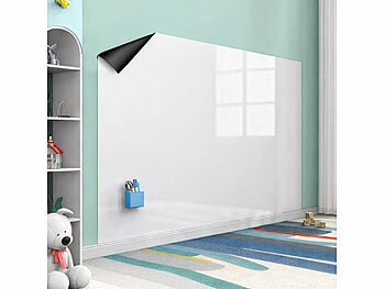 infactory 2er-Set Whiteboard-Folien, selbstklebend, 4 Marker, 90 x 60 cm 