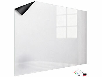infactory 4er-Set Magn. Whiteboard-Folie, selbstklebend, 4 Marker, 150 x 100 cm