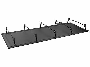 Semptec Ultraleichtes Feldbett aus Aluminium, 192x70x17cm, bis 120kg Tragkraft