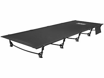 Semptec Ultraleichtes Feldbett aus Aluminium, 192x70x17cm, bis 120kg Tragkraft