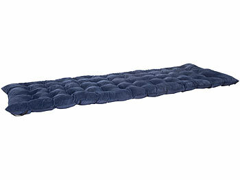 Semptec 2er-Set Weiche XL-Feldbettauflage 190 x 68 cm, dunkelblau, waschbar