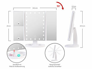 Rasierspiegel LEDs