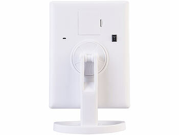 Sichler Beauty 2er-Set Falt-Schminkspiegel, LED-Beleuchtung, 3x/2x/1x-Vergrößerung