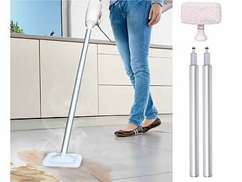 Sichler 3in1 Hand- & Boden Dampfreiniger, Motorbürste, 5 Aufsätze, 1.200 W