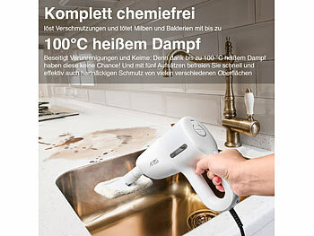 Dampfreiniger mit ergonomischem Design