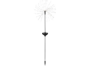 Lunartec Garten-Solar-Lichtdeko mit Feuerwerk-Effekt, Set aus warmweiß und bunt