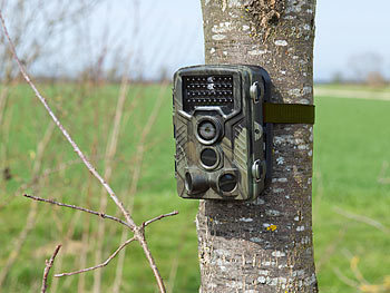 Wildkamera Überwachungskamera FHD 1080P 12MP Jagdkamera Fotofalle PIR Nachtsicht 