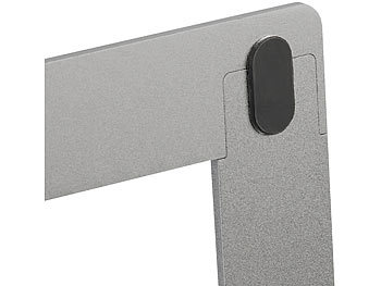 General Office Mobiler Alu-Notebook-Ständer für Geräte bis 40 cm (15,8"), dunkelgrau