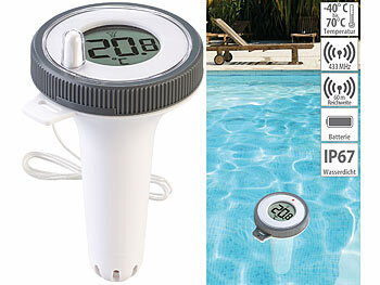 Poolthermometer Großes Thermometer Wasser Temperaturmessung-Pool Schwimmbad 