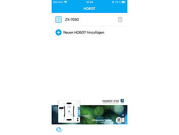 Sichler HOBOT-2S Profi-Fensterputz-Roboter, Dual-Sprüher, Sprachausgabe, App