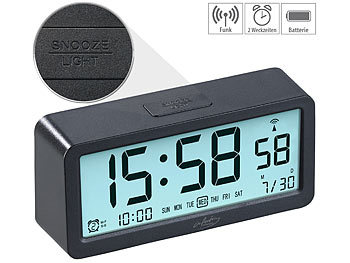Großes Universal LCD Thermometer Auto Kalender KFZ Outdoor Digital Uhr Wecker 