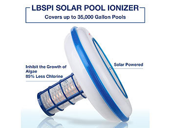 Mauk Solar Pool Ionisator Poolreiniger Wasserreiniger Poolionisierer Ionisierer 