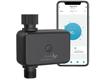 Royal Gardineer Programmierbarer Bewässerungscomputer mit Bluetooth 5 & App-Steuerung