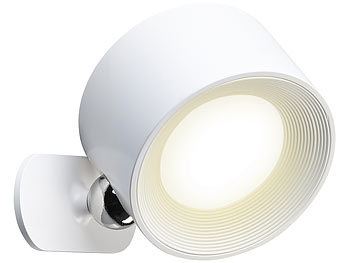 Lunartec 3in1-Akku-LED-Leuchte, 30 Std. Leuchtdauer, 243 lm, Aluminium, weiß